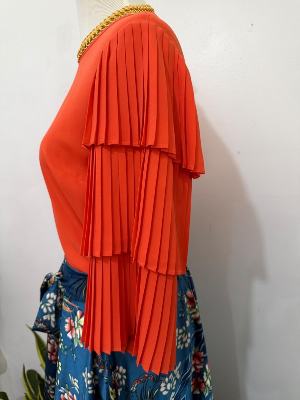 Elegant Chinoiserie Style Maxi Skirt. Versatile. Old Money, Quiet Luxury, SZ M - Picture 7 of 14